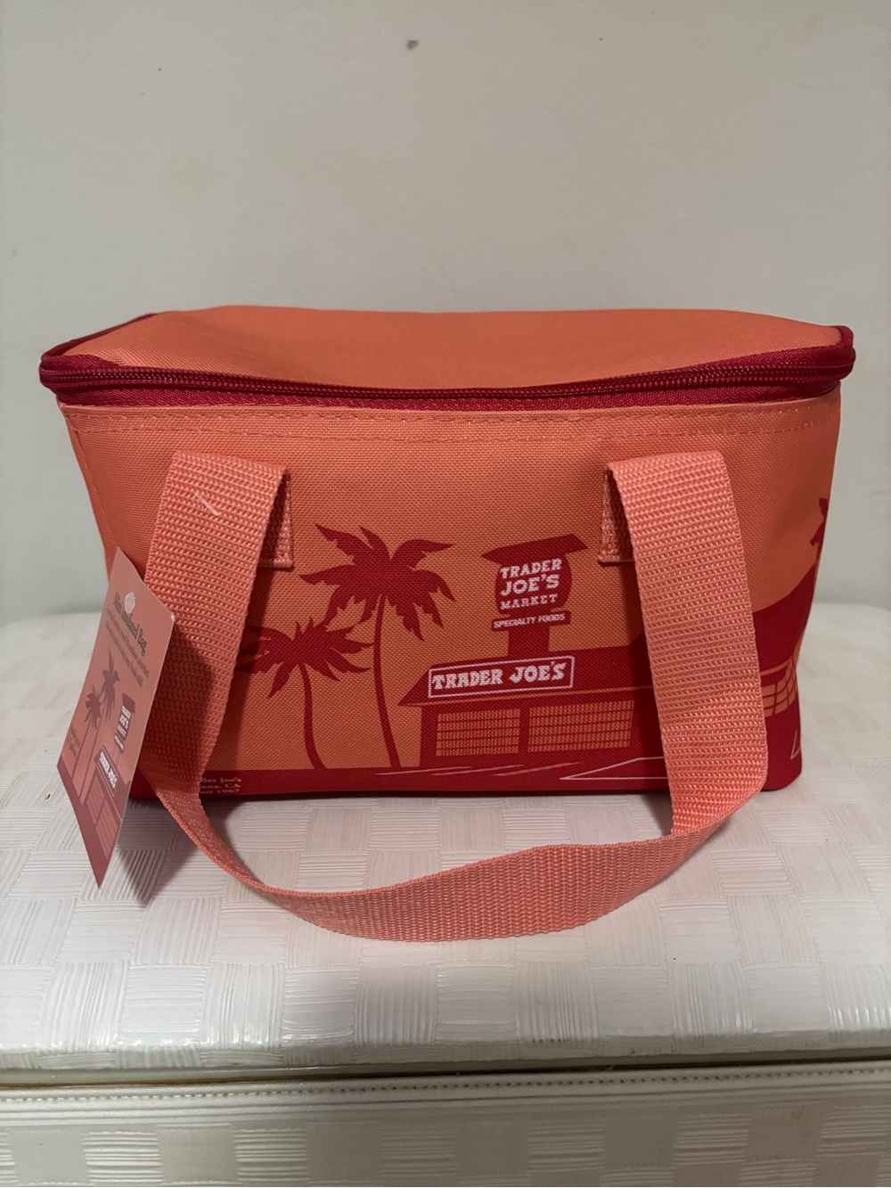 Trader Joe's Coral Mini Cooler Bag
